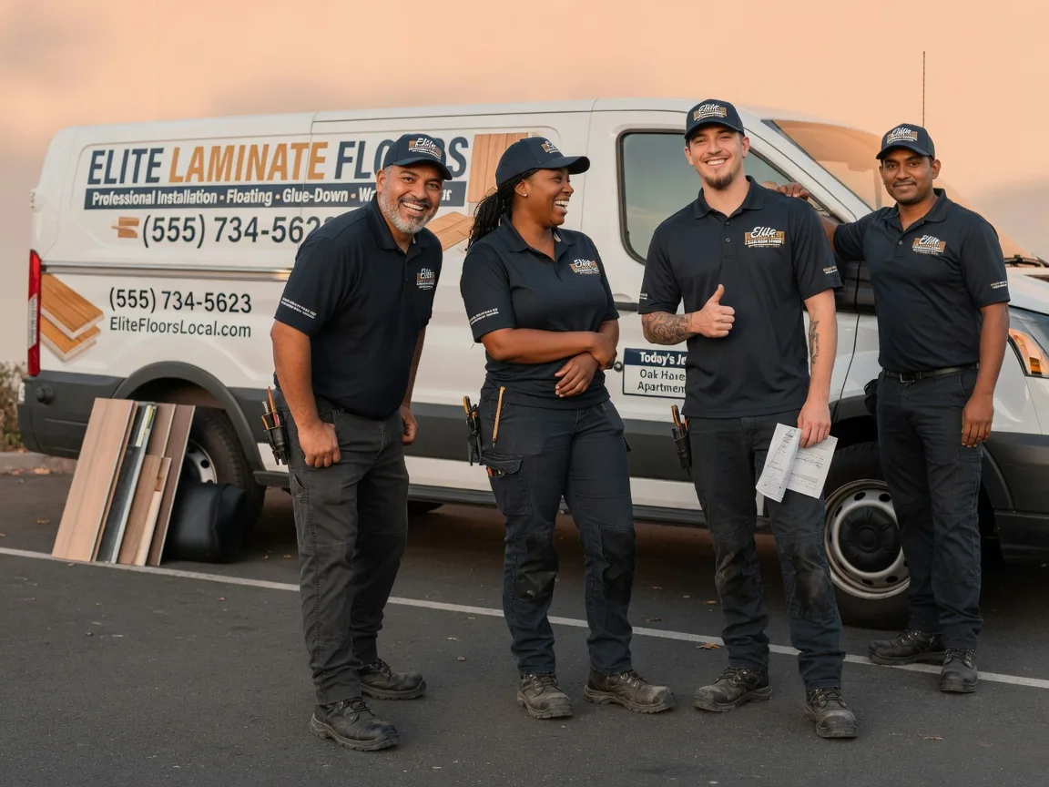 Laminate flooring installation company in Weston, MI